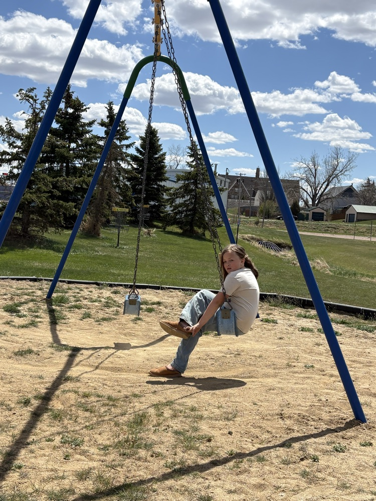 It was nice out! ☀️🛝🍃