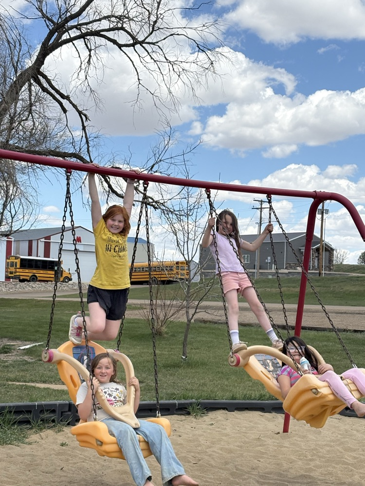 It was nice out! ☀️🛝🍃