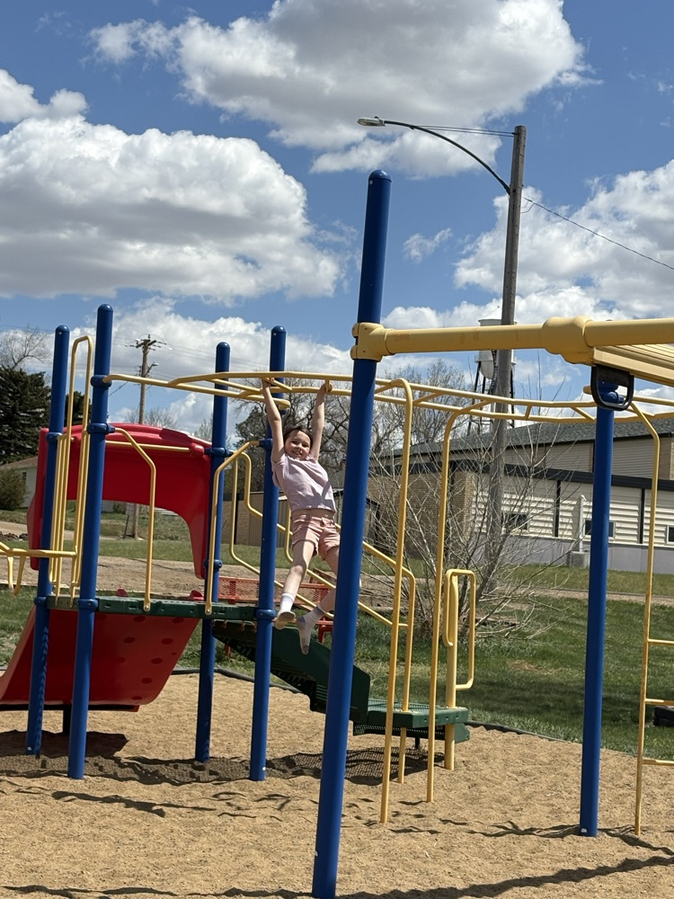 It was nice out! ☀️🛝🍃
