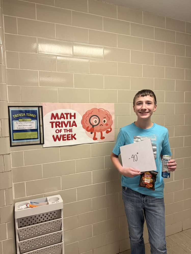 Week #2 Winner - Math Trivia of the week! 