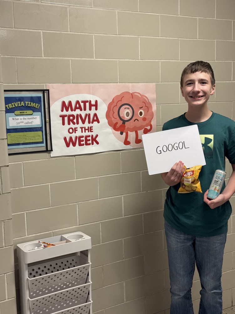 Congratulations, Nevan! Week #3 Winner— Math Trivia of the Week