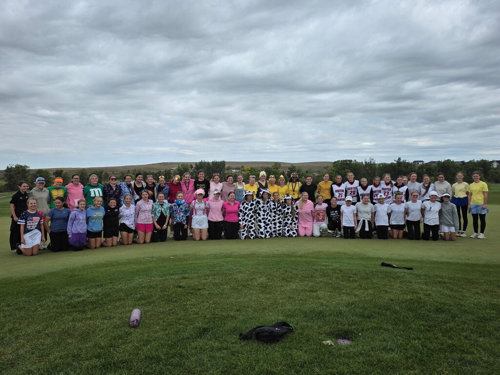 All competitors at the South Heart fun scramble