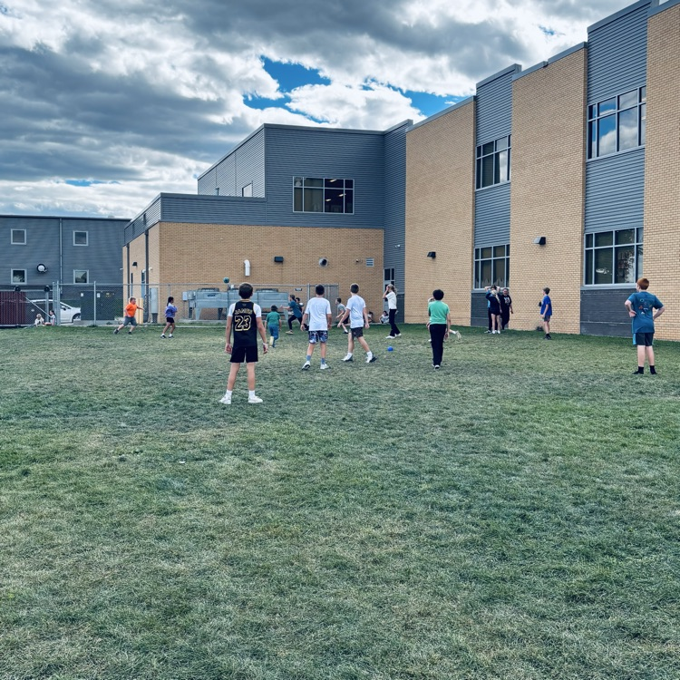 Students playing