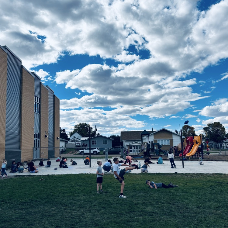 Students playing