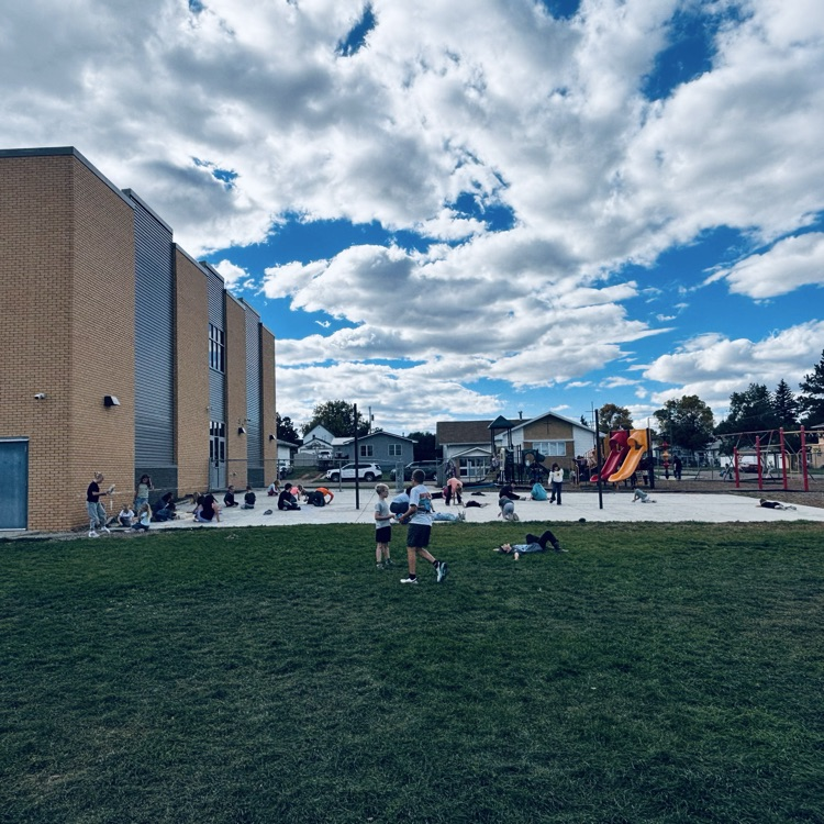 Students playing