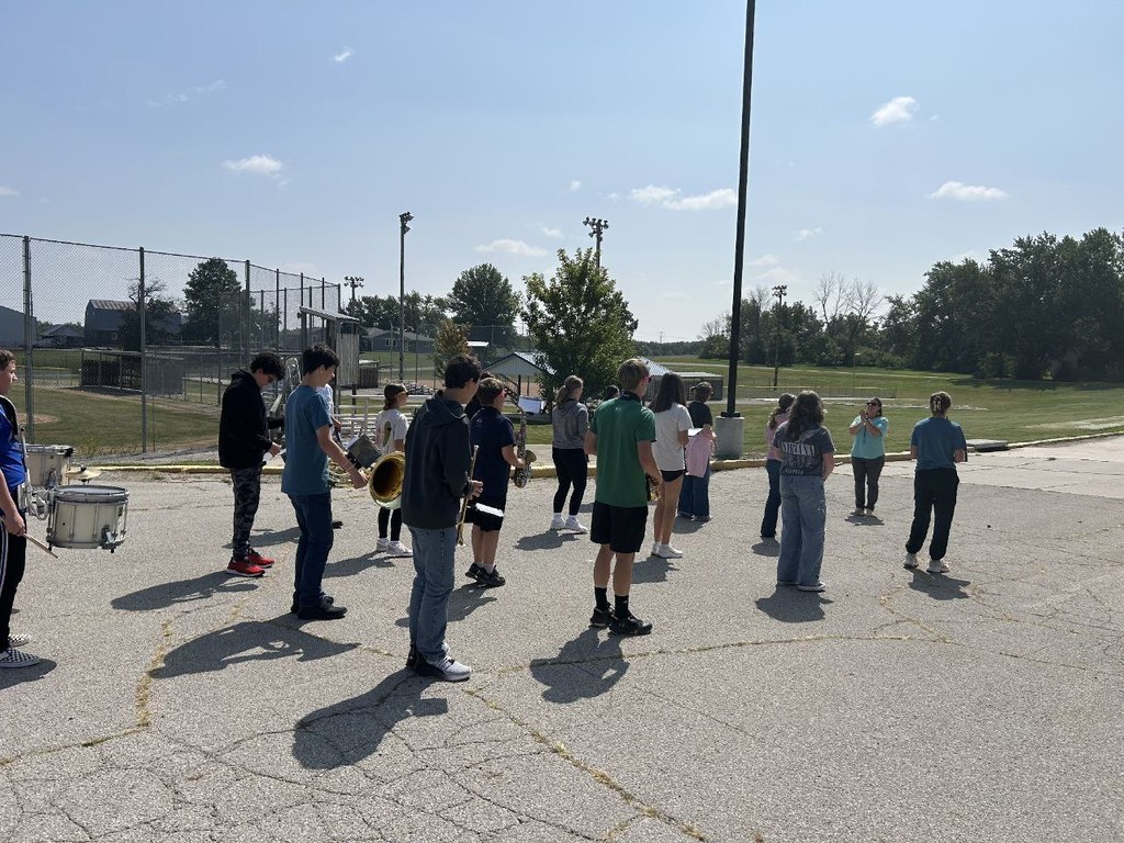 band practicing cadence