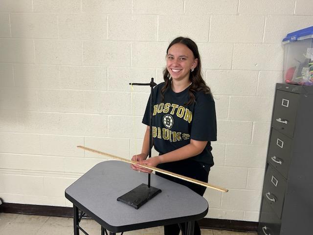 Student working on their lab