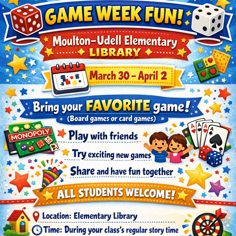 Don’t forget to bring your games!