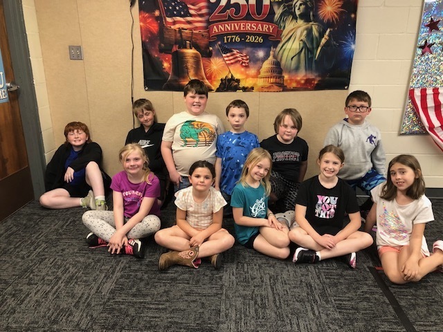 3rd Graders getting ready for the May 4th Concert