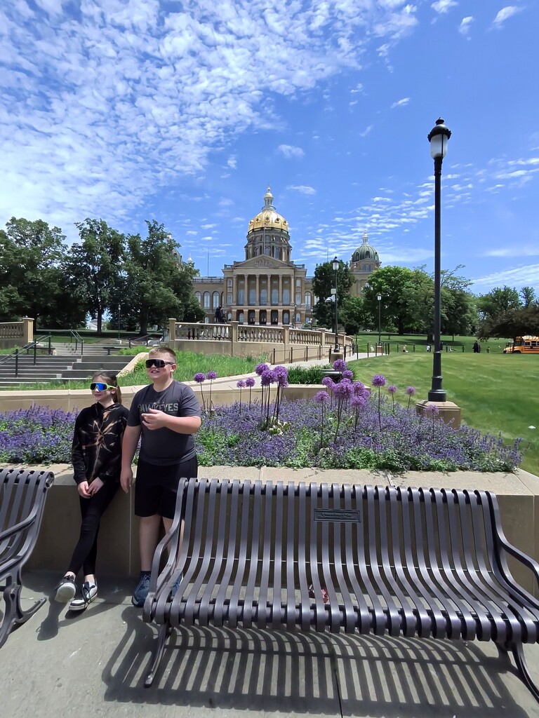 Picnic in front of the Capitol.