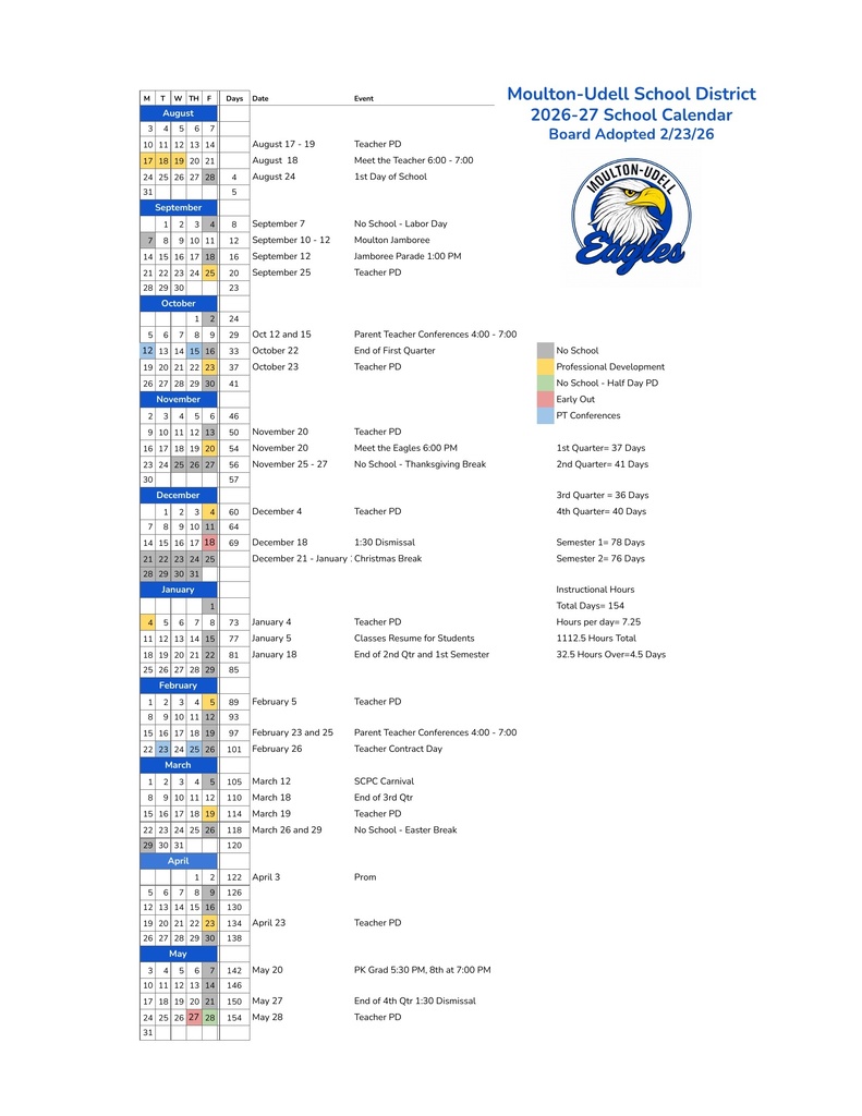 School Calendar