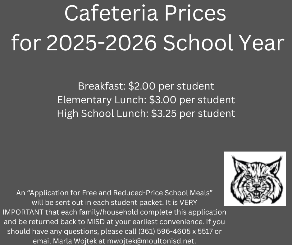 Cafeteria Prices