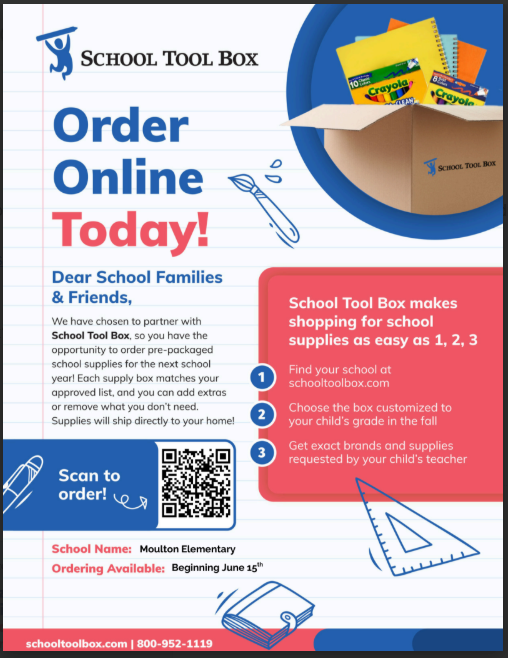 PTO School Supply Orders