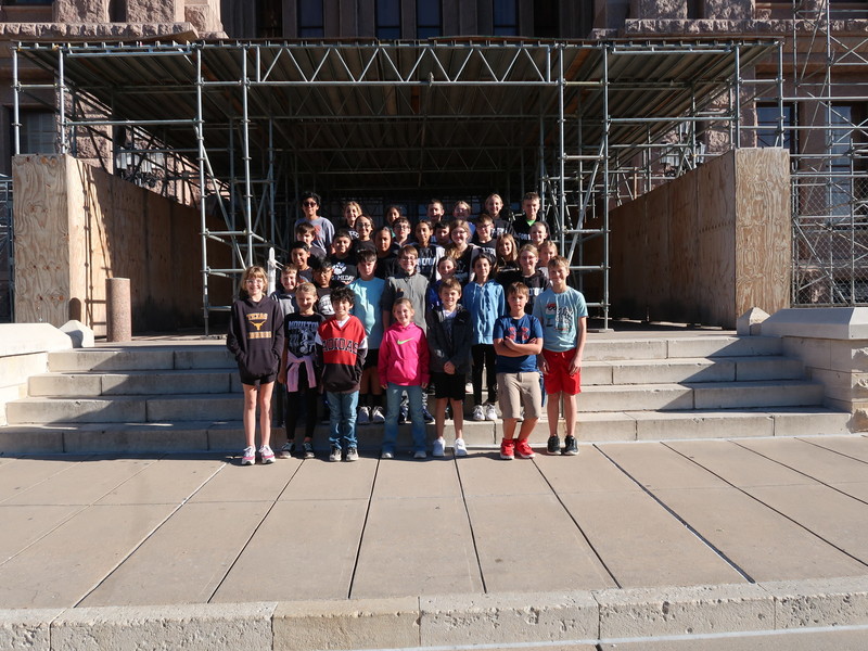 Austin Visit Moulton Elementary School