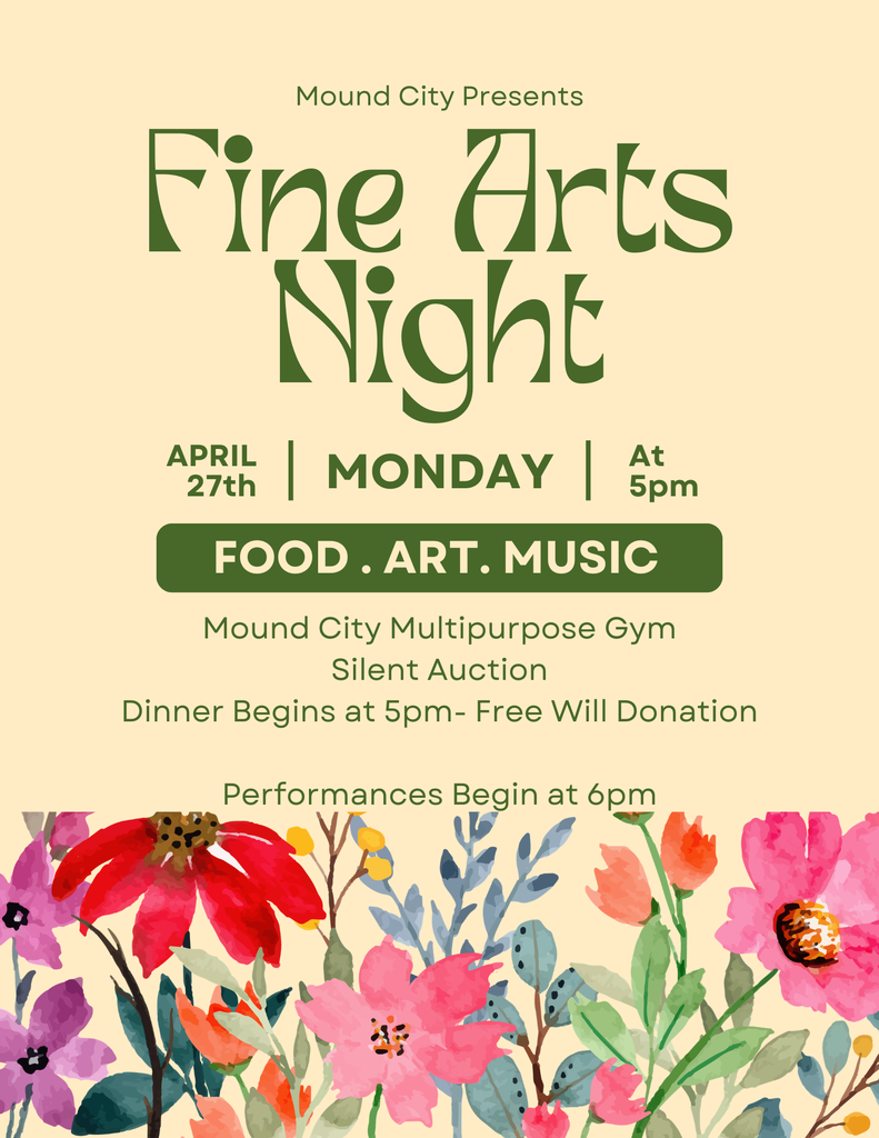 Come join us for Fine Arts Night!