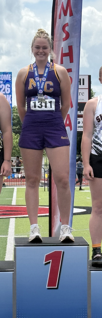 Class 1 Girls Discus State Champion!