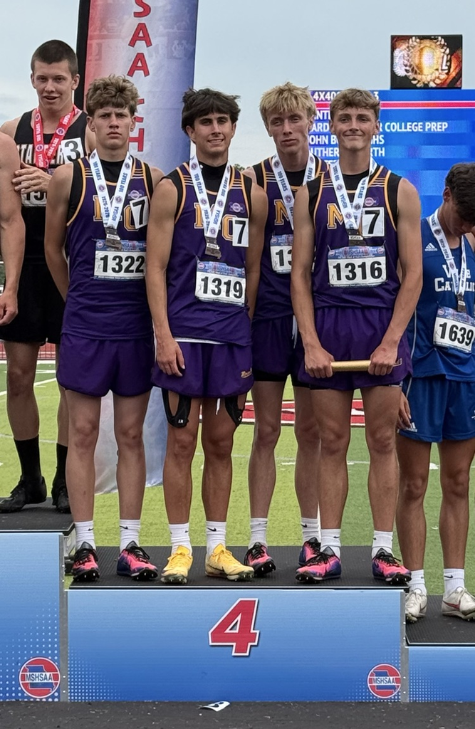 Cole, Creyton, Wesley, Parker- 4th place in 4x400 relay!