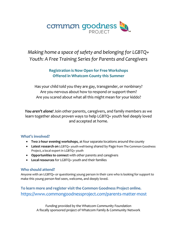 LGBTQ Youth Caregiver Workshops
