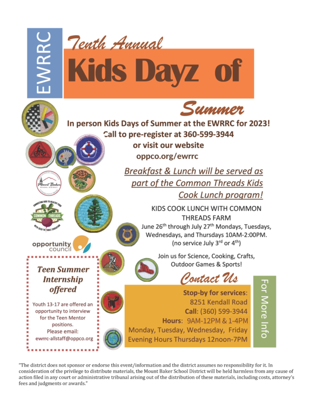 Kids Dayz of Summer 2023