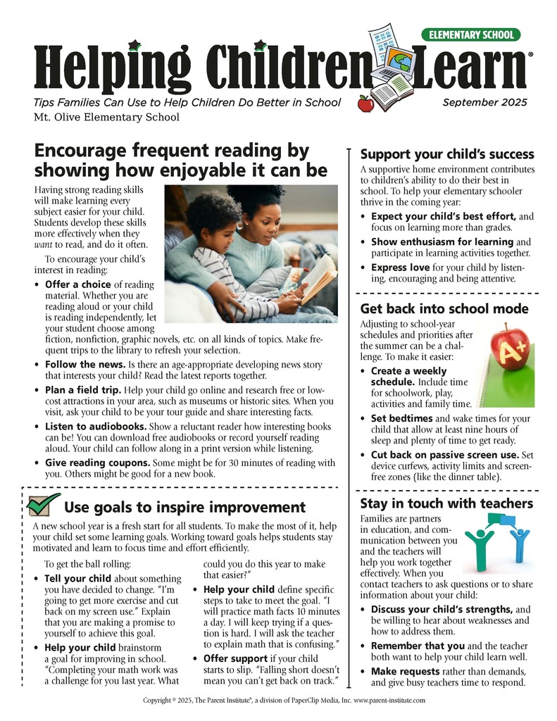 September Helping Children Learn