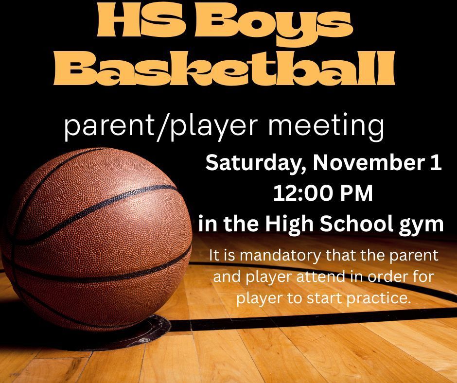 HS Boys Basketball Meeting
