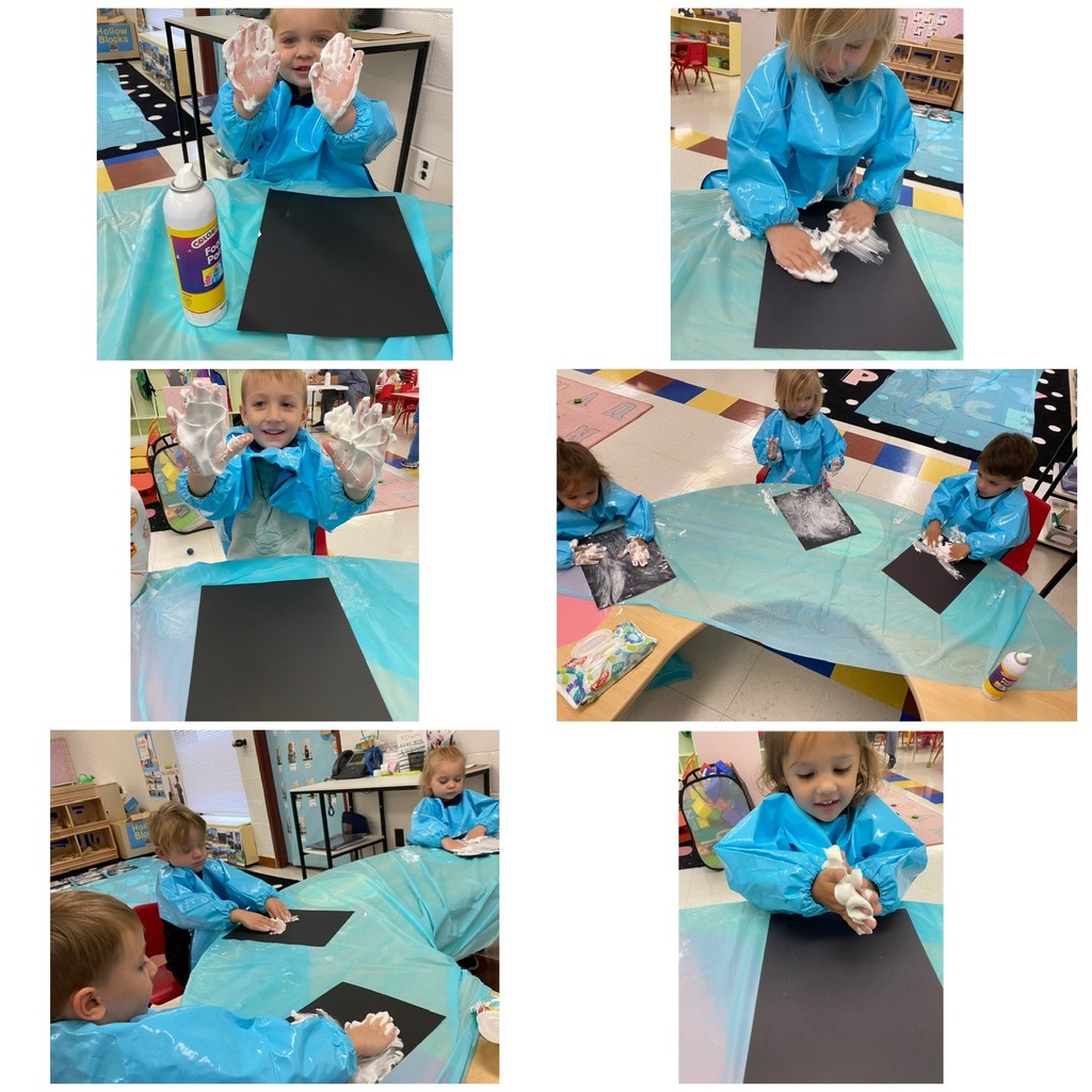 Pre-School Foam Painting