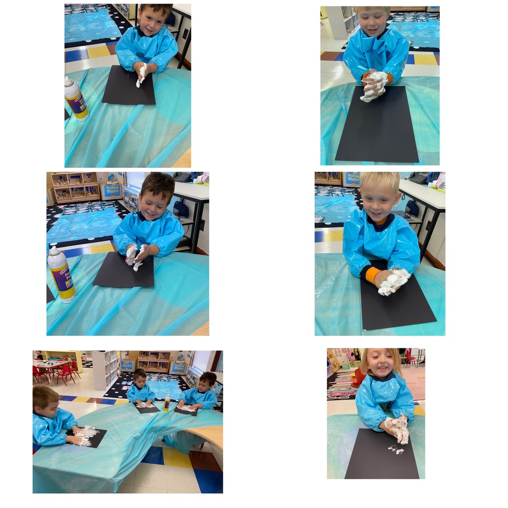 Pre-School Foam Painting