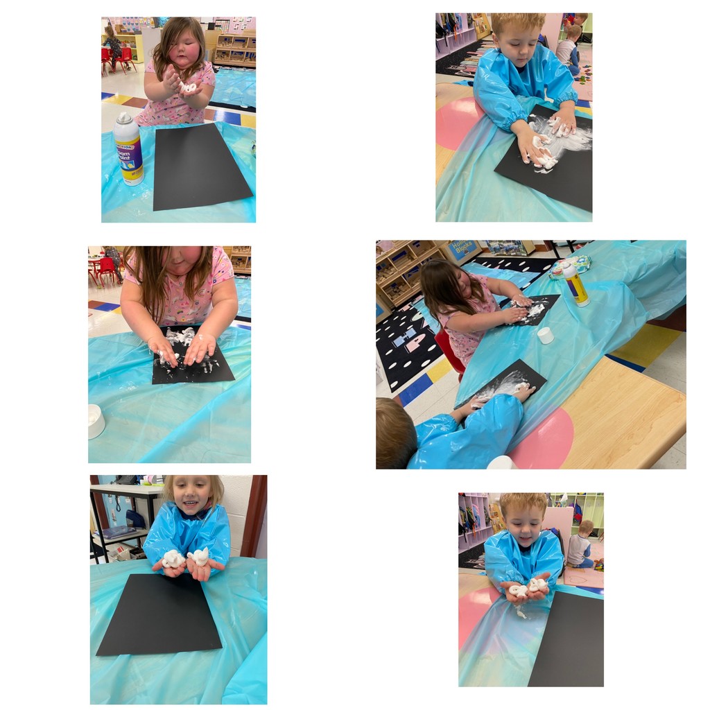 Pre-School Foam Painting