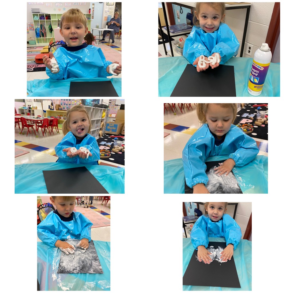 Pre-School Foam Painting
