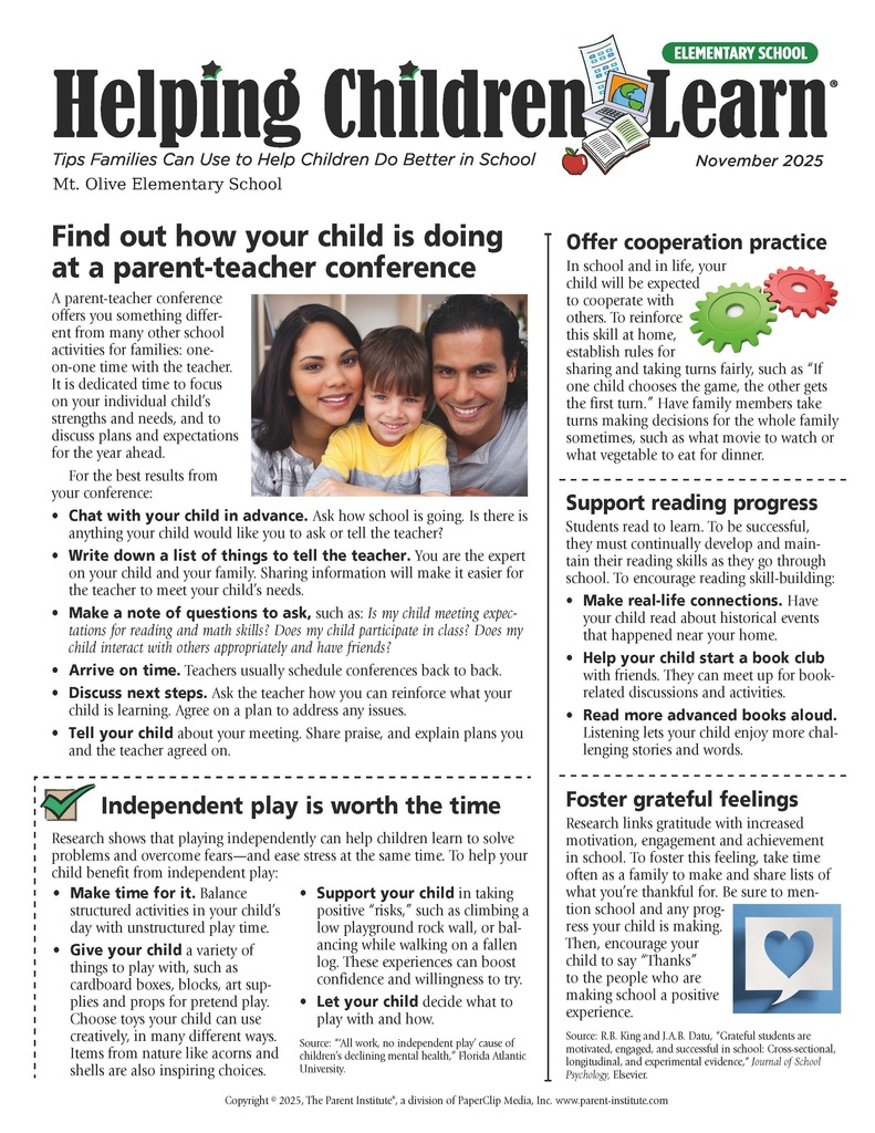 Helping Children Learn