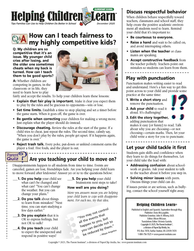 Helping Children Learn