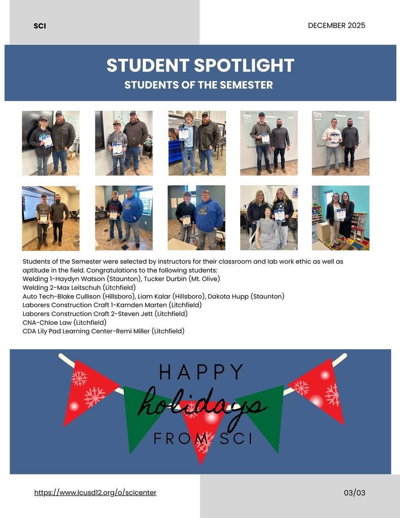 Tucker Durbin - SCI Student of the Semester