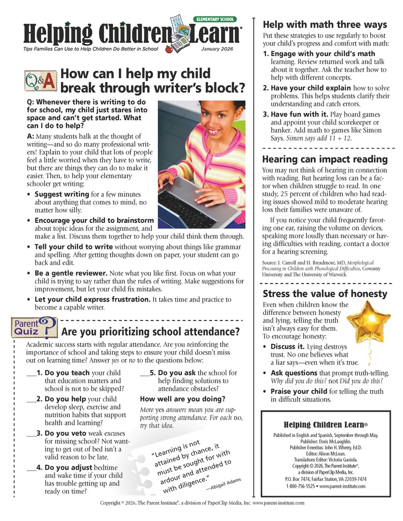 Helping Children Learn