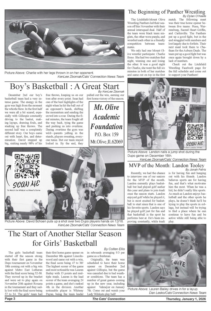 January Cats' Connection