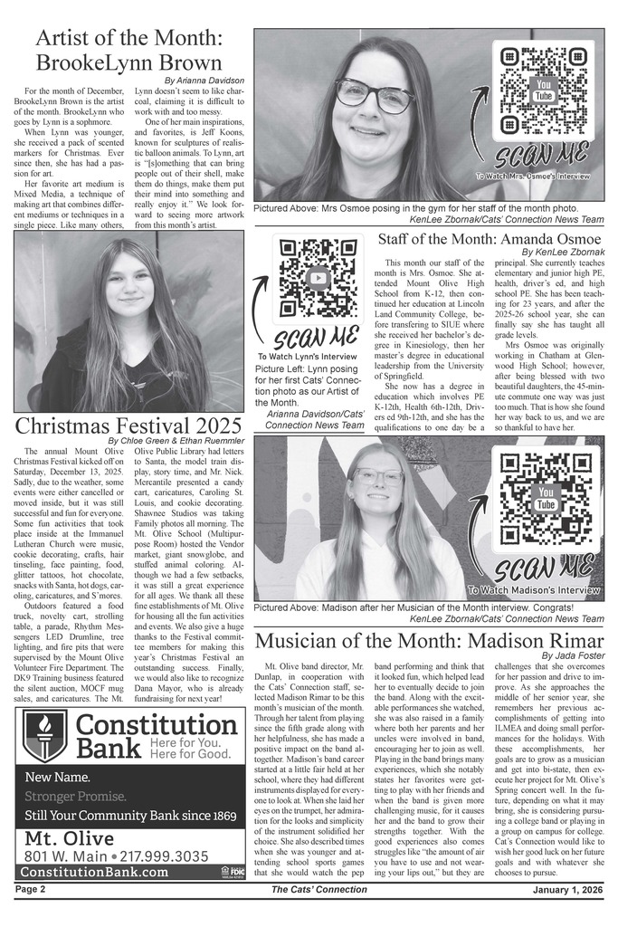 January Cats' Connection