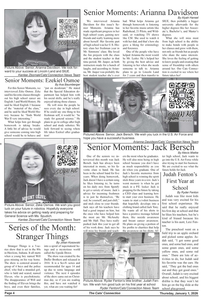 January Cats' Connection