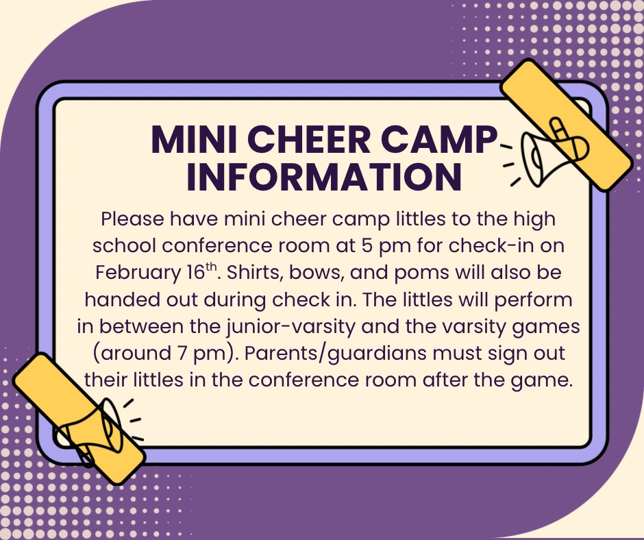 Mini Cheerleaders Info