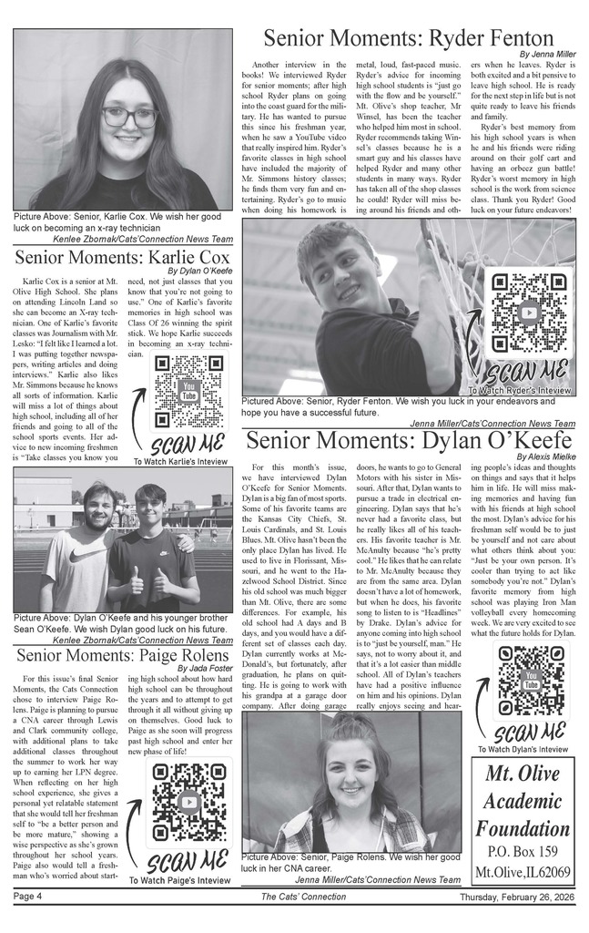 Cats' Connection: February 2026