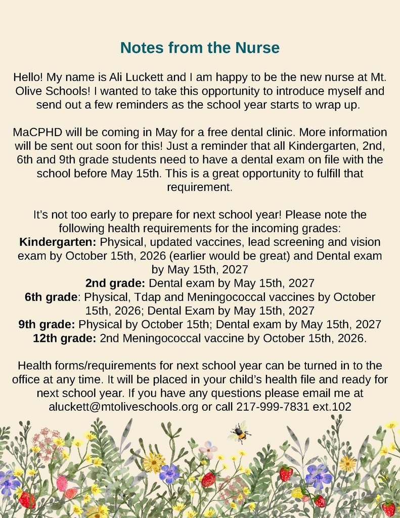 HS April Newsletter
