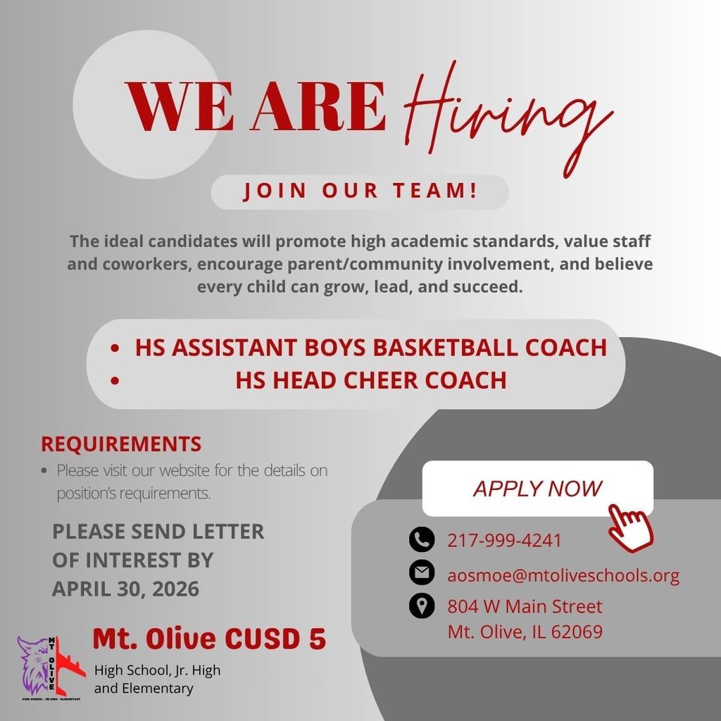 Coaching Positions