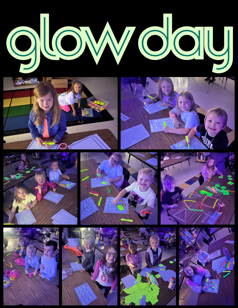 Kindergarten Glow Day