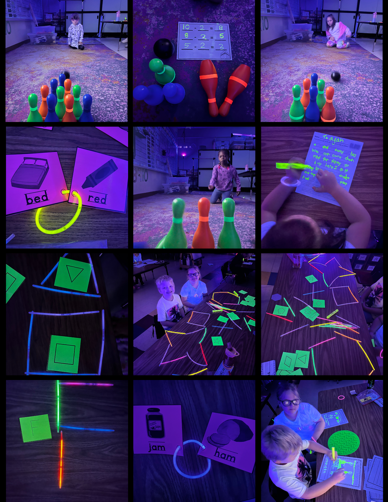 Kindergarten Glow Day