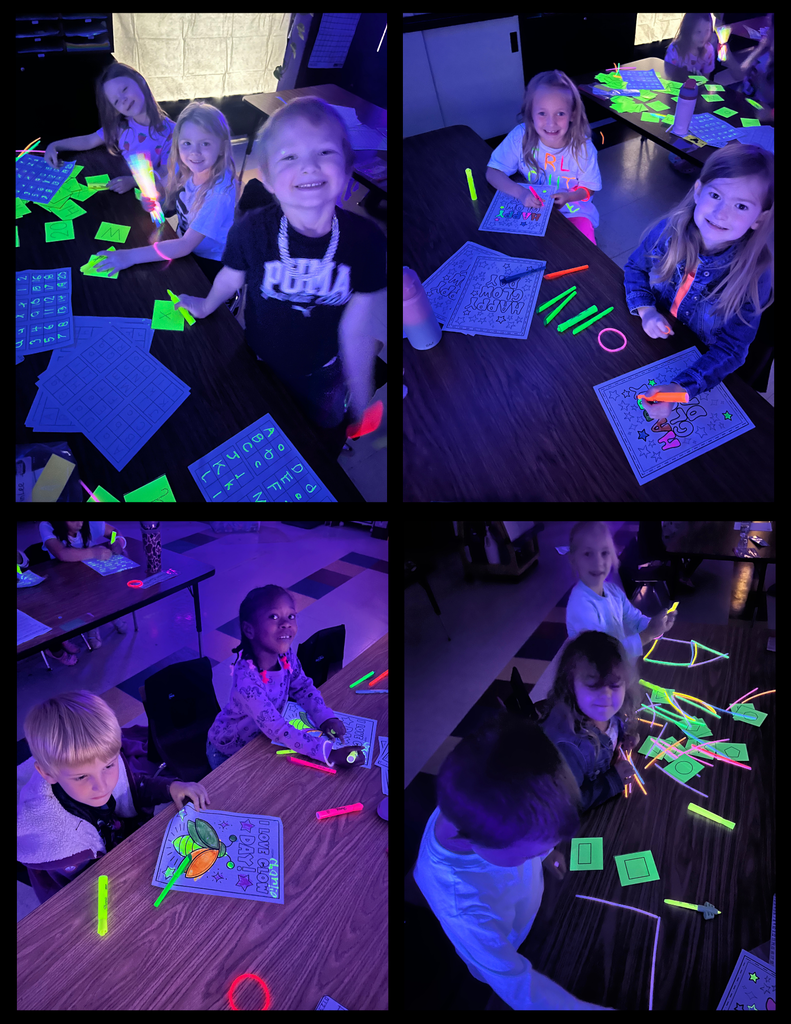 Kindergarten Glow Day