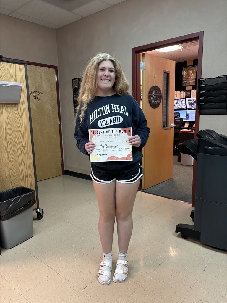 April Students of the Month