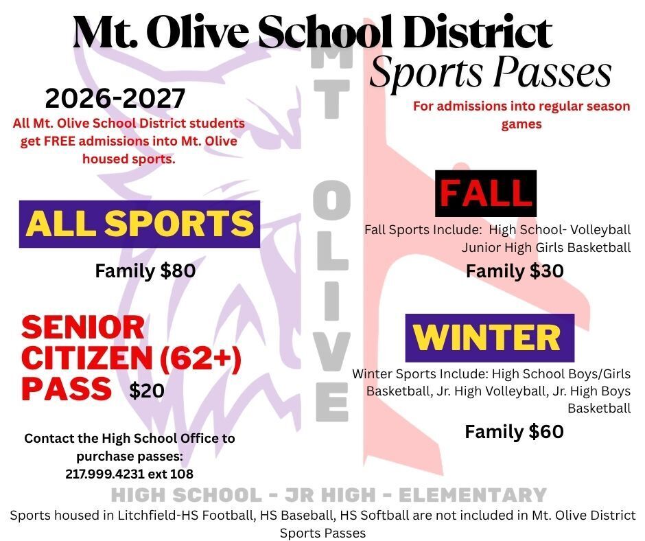 2026-2027 Sports Passes