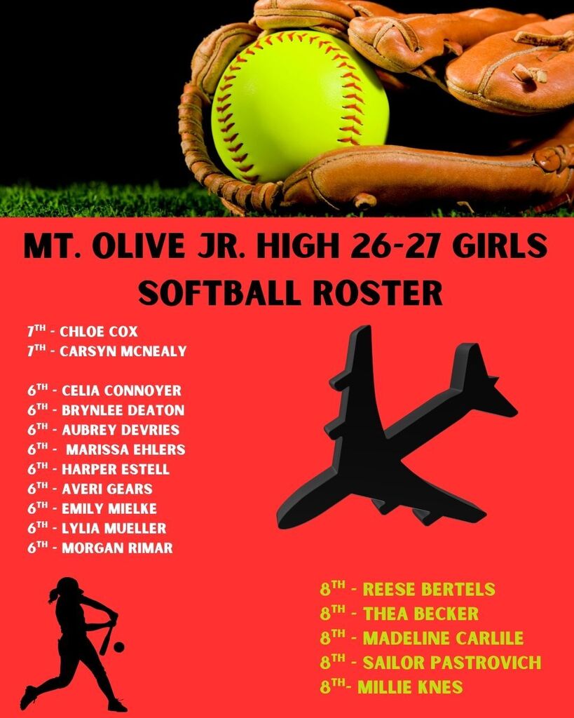 JH Softball Roster