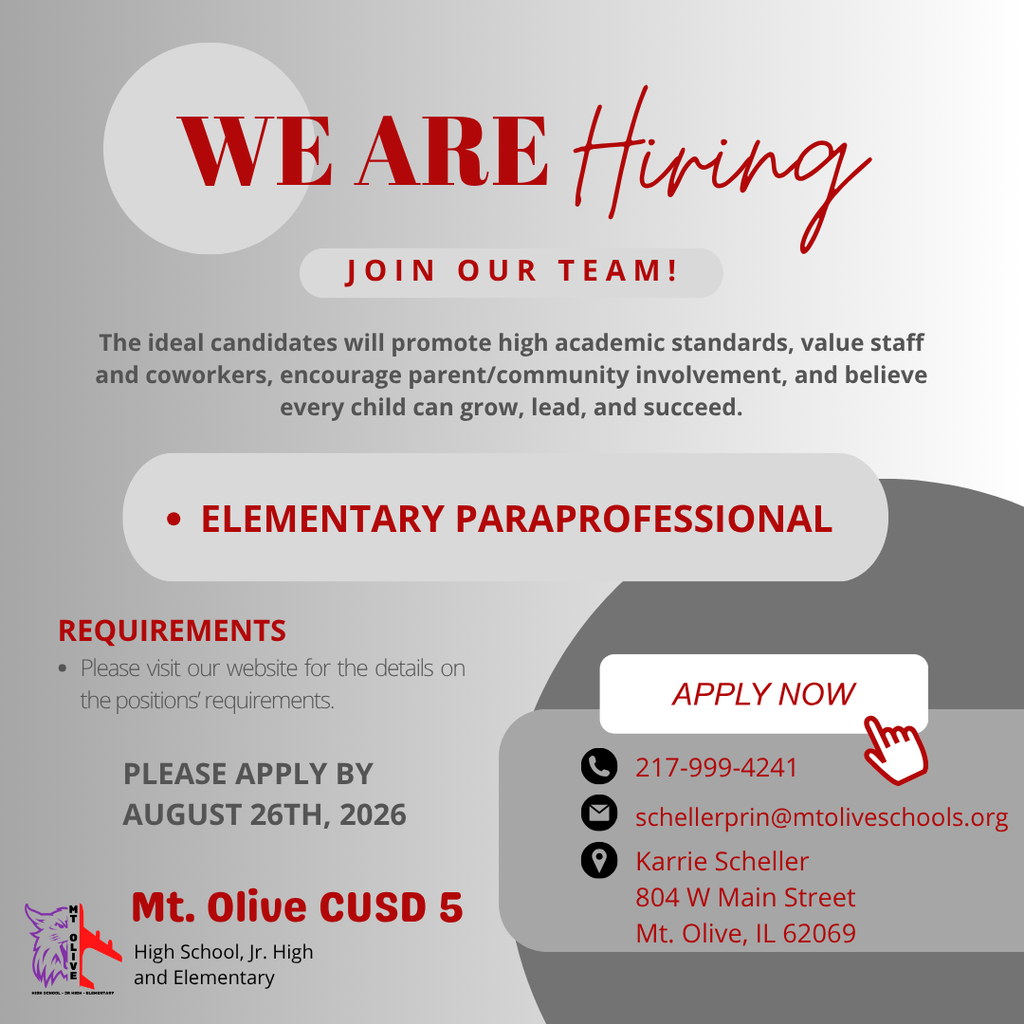 Paraprofessional Opening