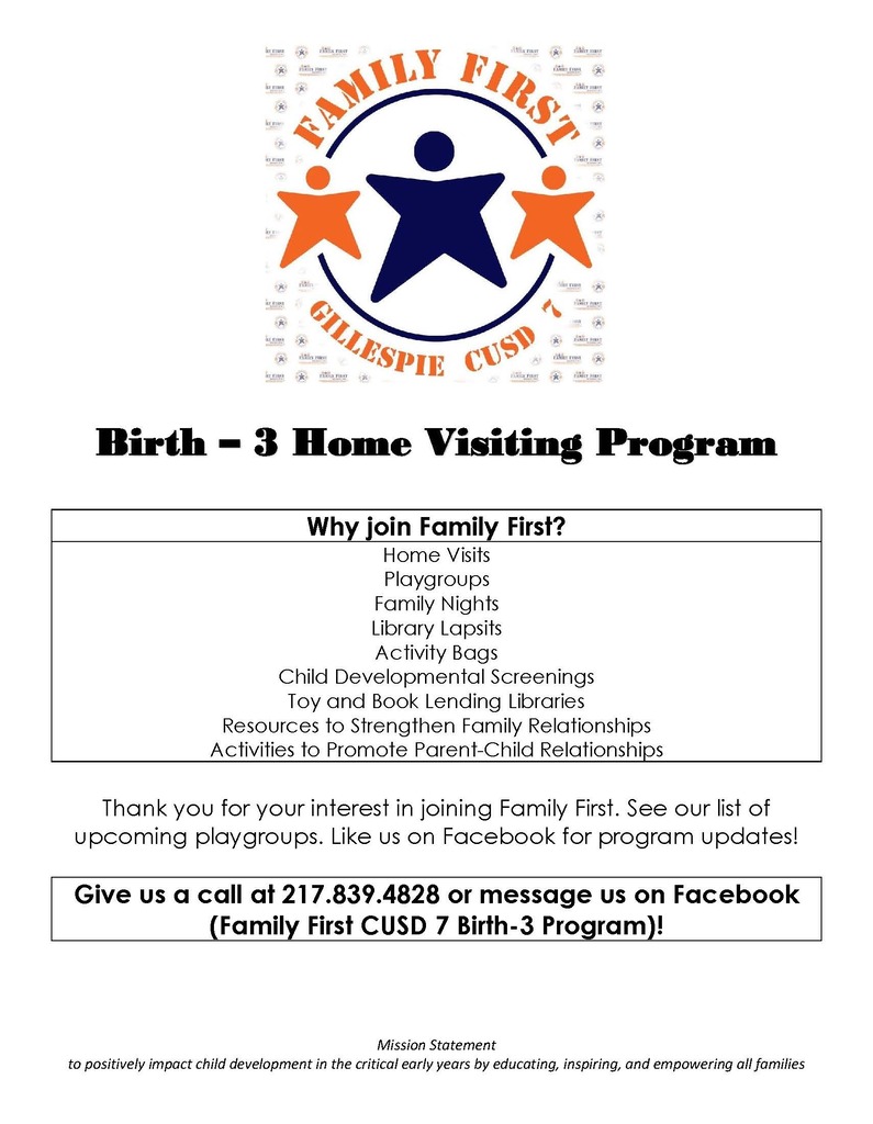 Birth - 3 yrs Program