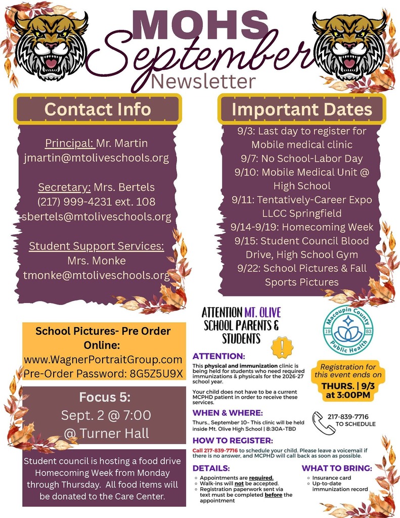 High School Newsletter