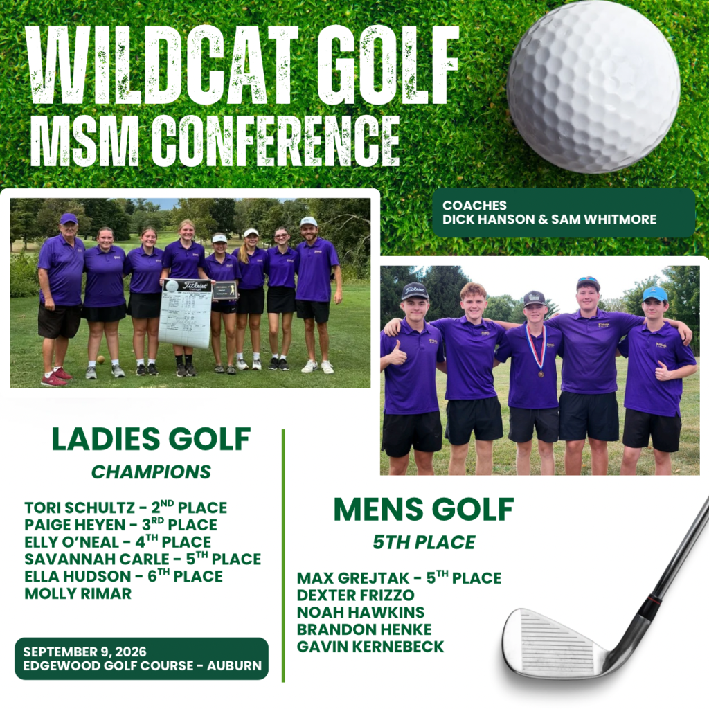 HS Golf Conference Results